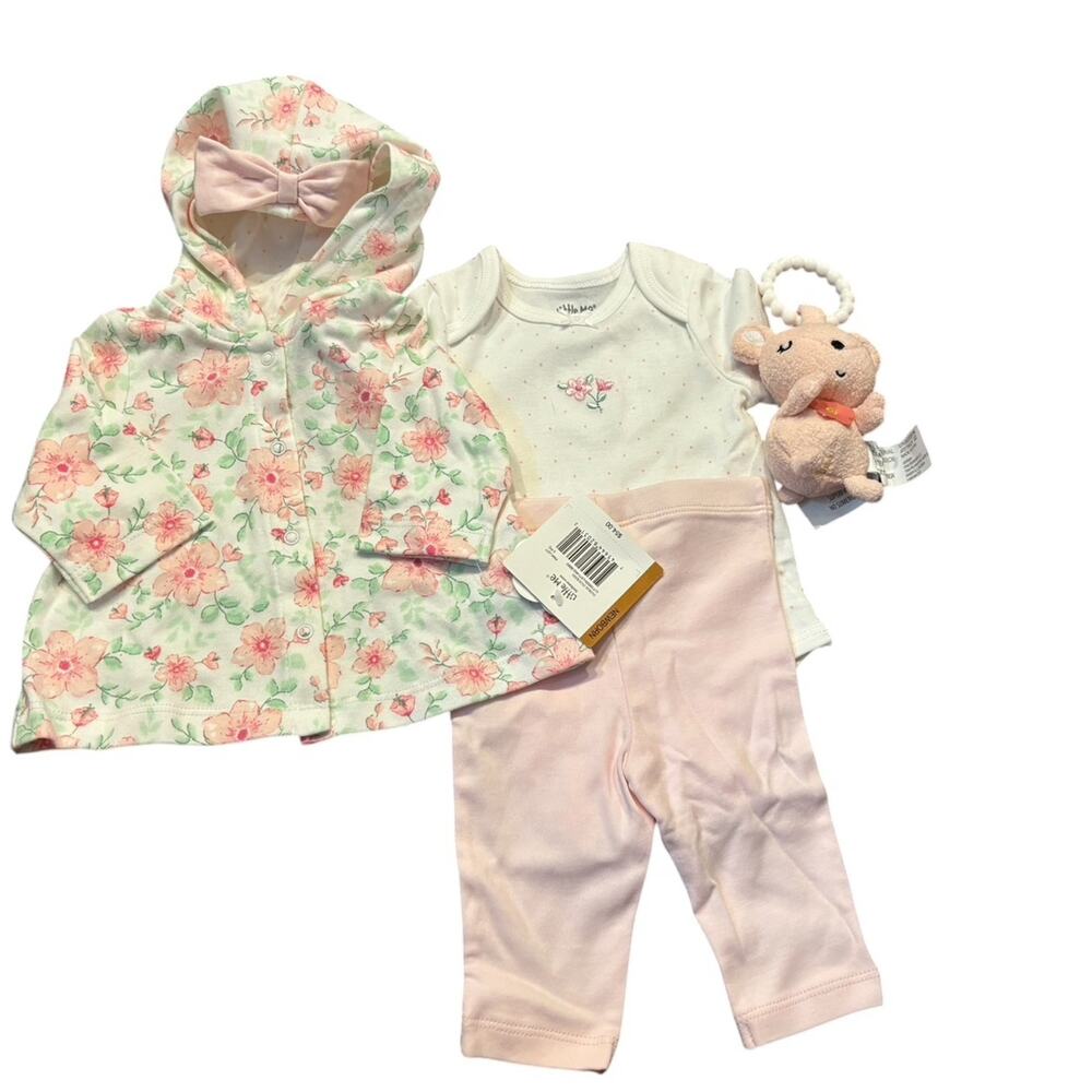 NWT Size NB 3 pc Little me outfit